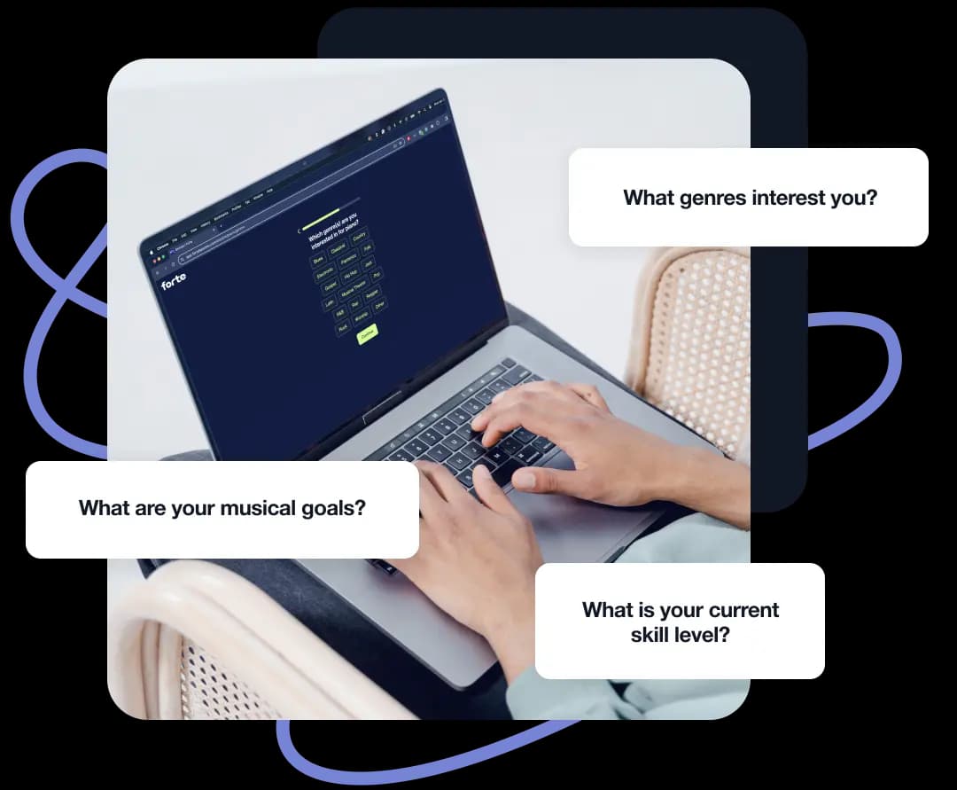 Forte's six-question student matching survey